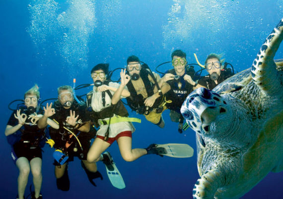 Crystal-clear waters of the Red Sea, ideal for snorkeling and diving adventures